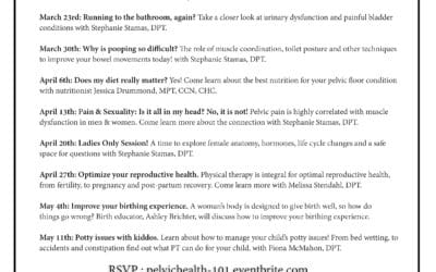 Spring Pelvic Health 101 is Coming