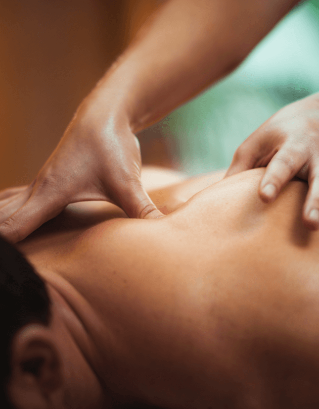 man-massaging-person-with-shoulder-pain Man massaging person-with shoulder pain